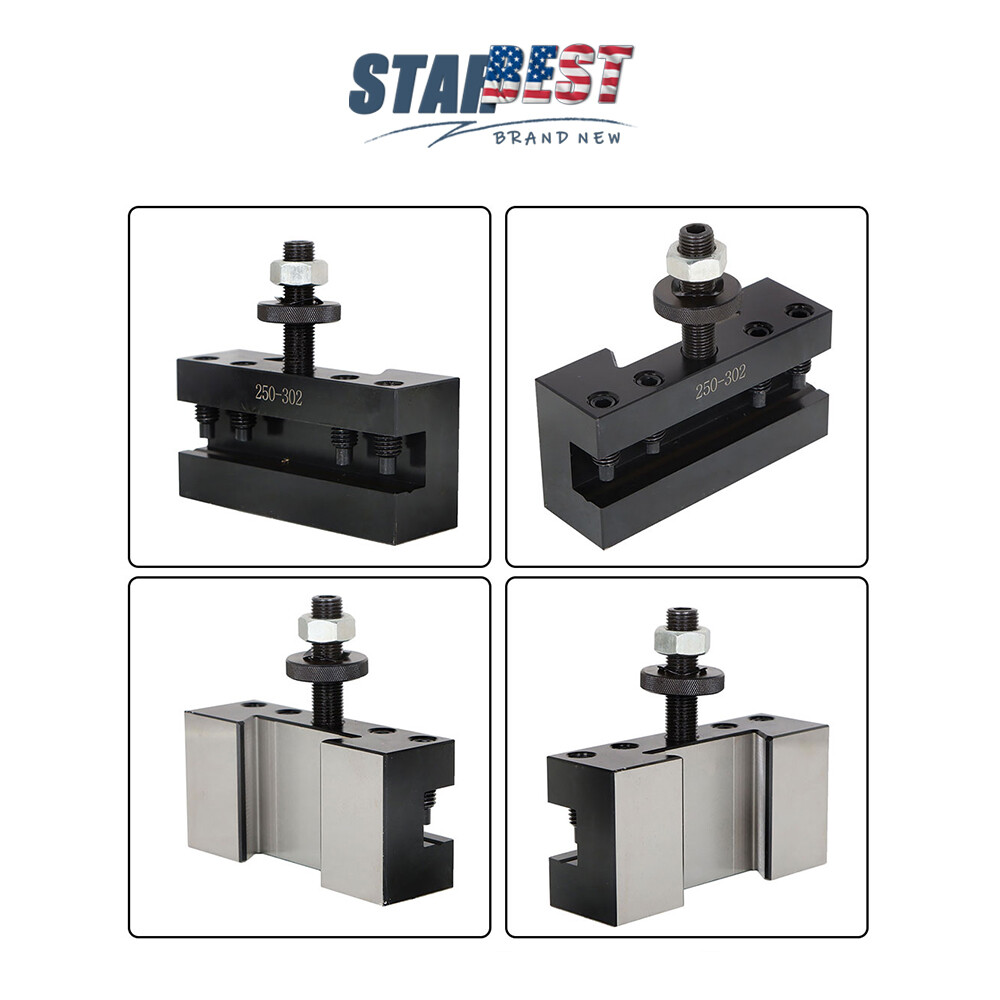 CXA #2 250-302 Quick Change Tool Post Boring Turning & Facing Holder Lathe 2Pcs
