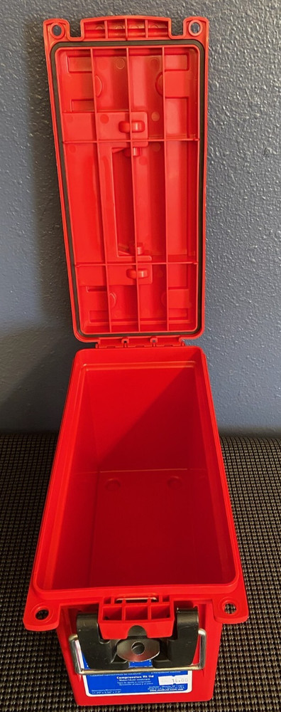 Sheffield Red Field Box Ammo Storage Case Interlocking Lid USA