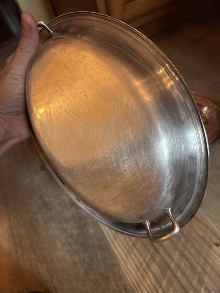 W. M. Rogers Silver plate covered Vegetable Serving Dish