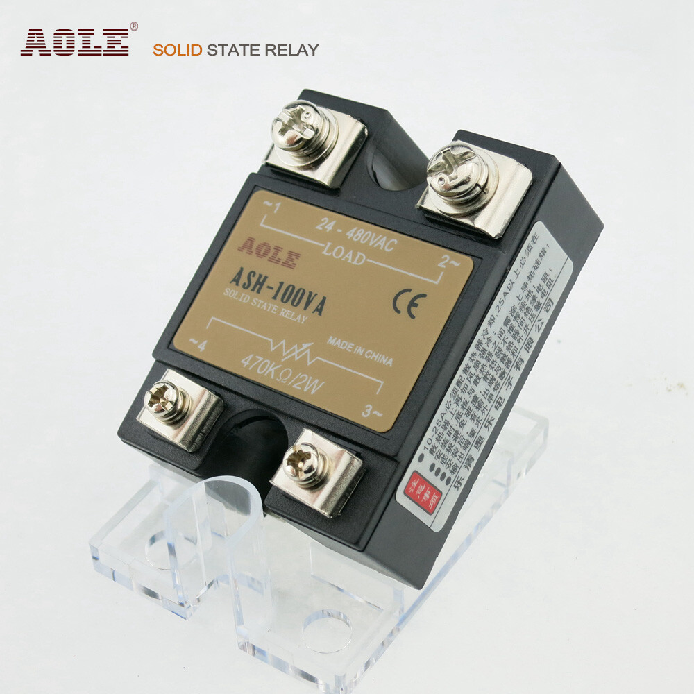 Enhanced single-phase solid state voltage regulator relay ASH-100VA motor