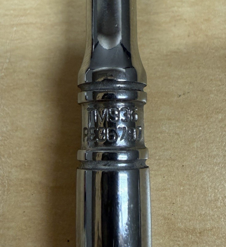 Snap-On TM936 1/4" Hex Bit Driver Ratchet