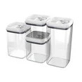 Canister Flip-Tite Square Food Storage Container Set
