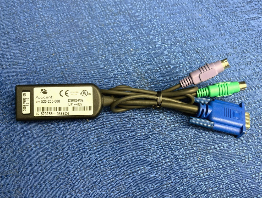 Avocent 520-255-008 DRIQ-PS2 Server PS/2 VGA KVM Interface Module