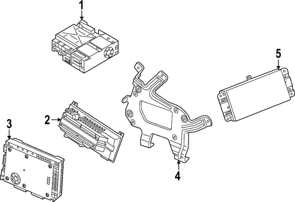Genuine Audi Mount Bracket 4K0-907-456