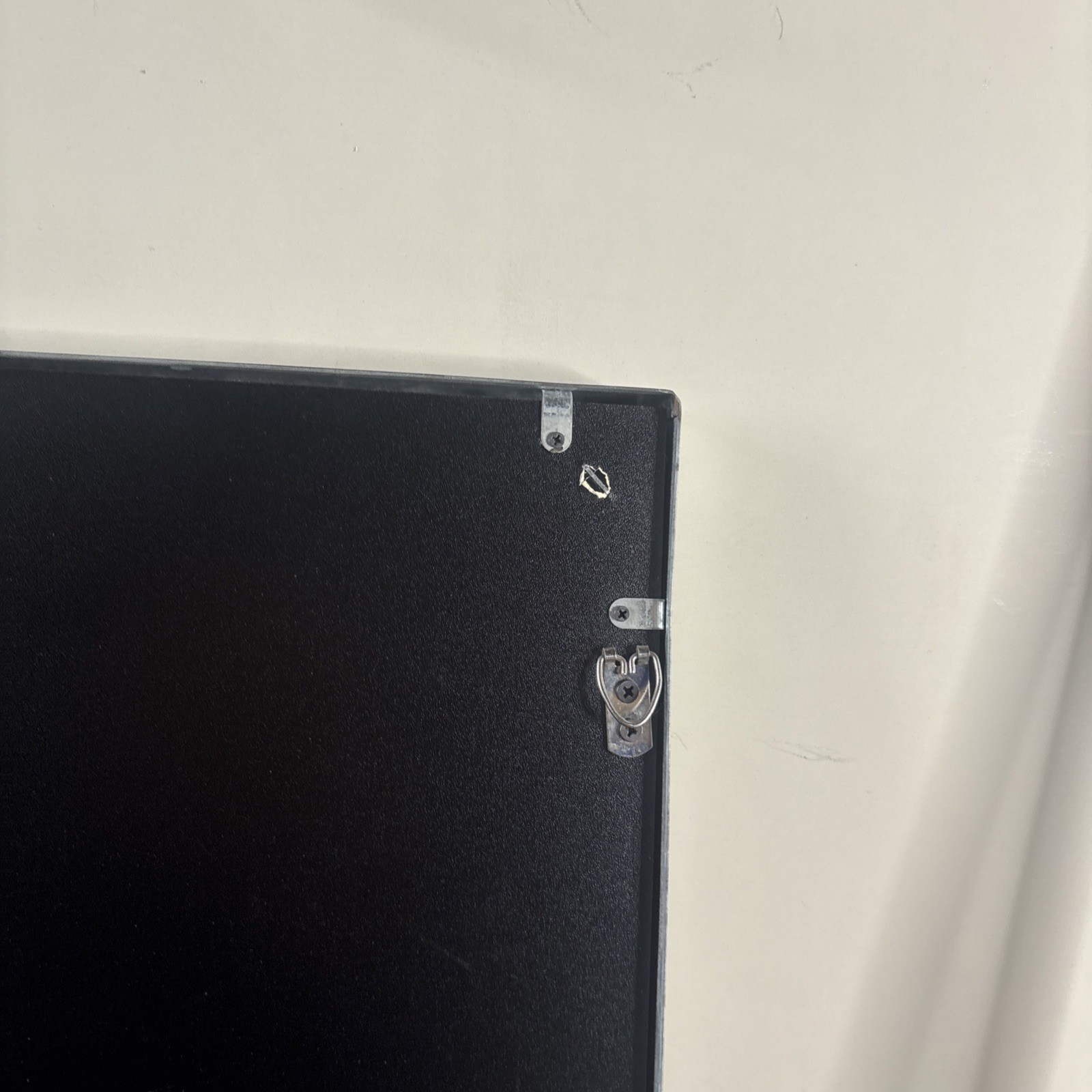 Rectangular Chalk Board with Galvanized Metal Frame,13x23in Blank And Silver