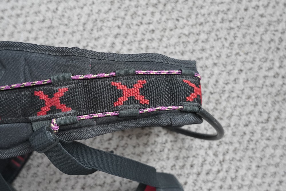 Black Diamond "X" Climbing Harness-Black- Medium size