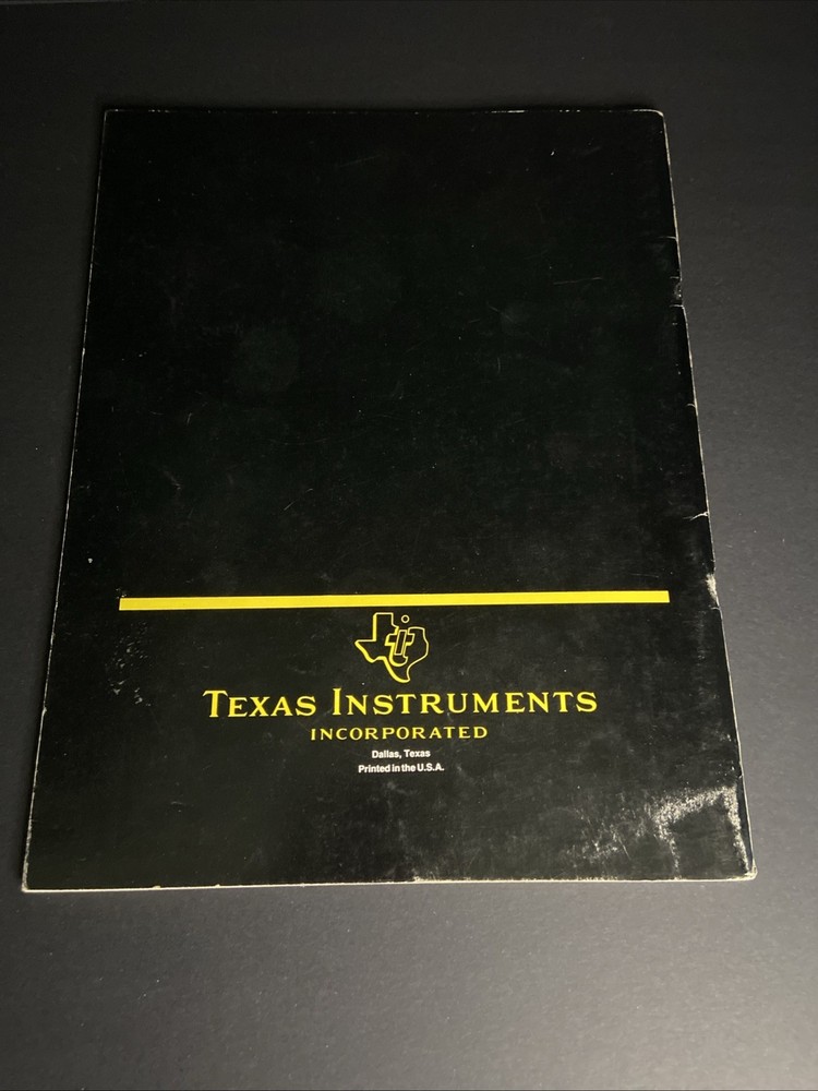 Texas Instruments Computer Awareness Program for Adults Ti99/4a