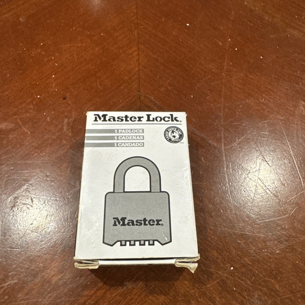 Master Lock 178 Set/Reset Combination Padlocks Gray