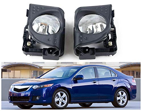 Fog Light Lamp Assembly Passenger and Driver Side Replacement for Acu-ra TSX