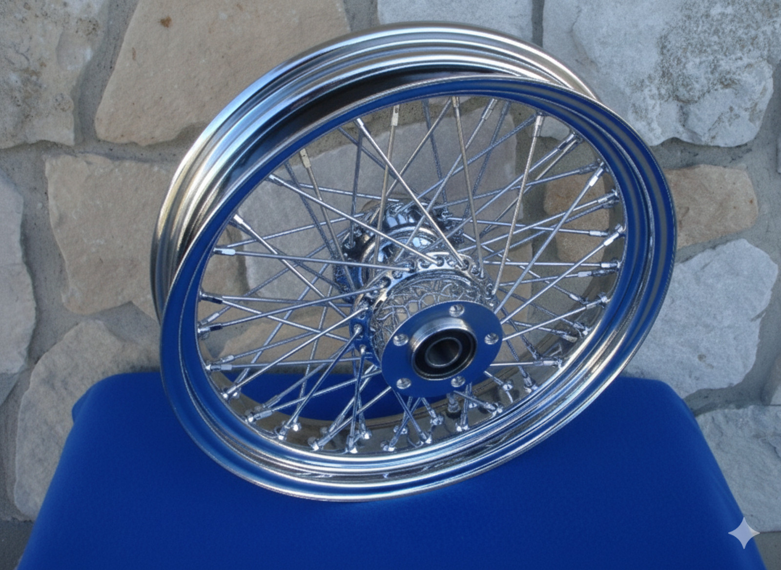 16X3.5" 60 SPOKE BILLET HUB WHEEL REAR HARLEY SOFTAIL FLST FLSTC HERITAGE DELUXE