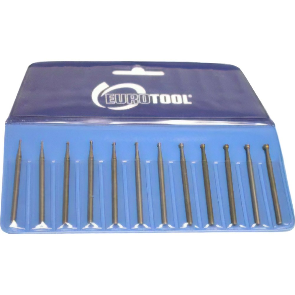 EuroTool 12 Piece Round Cup Burs Set
