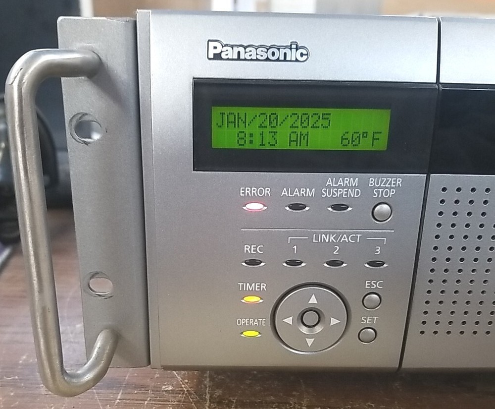 PANASONIC WJ-ND400K Network Disk Recorder. *READ⬇️*