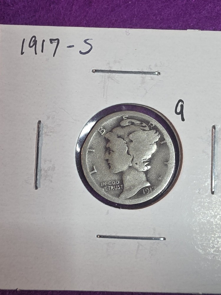 1917S Mercury Dime
