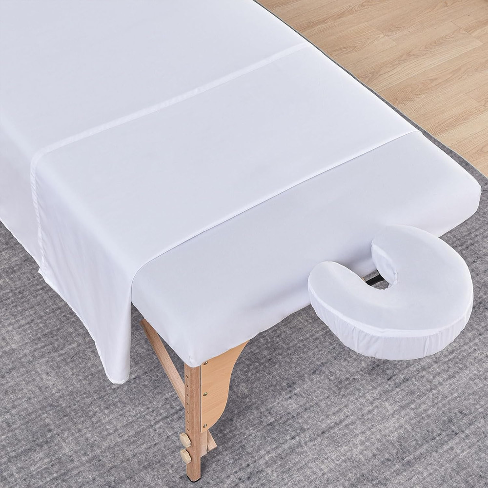 Soft 3 Piece Set Microfiber Massage Sheet Set,For Massage Tables,Includes Massag