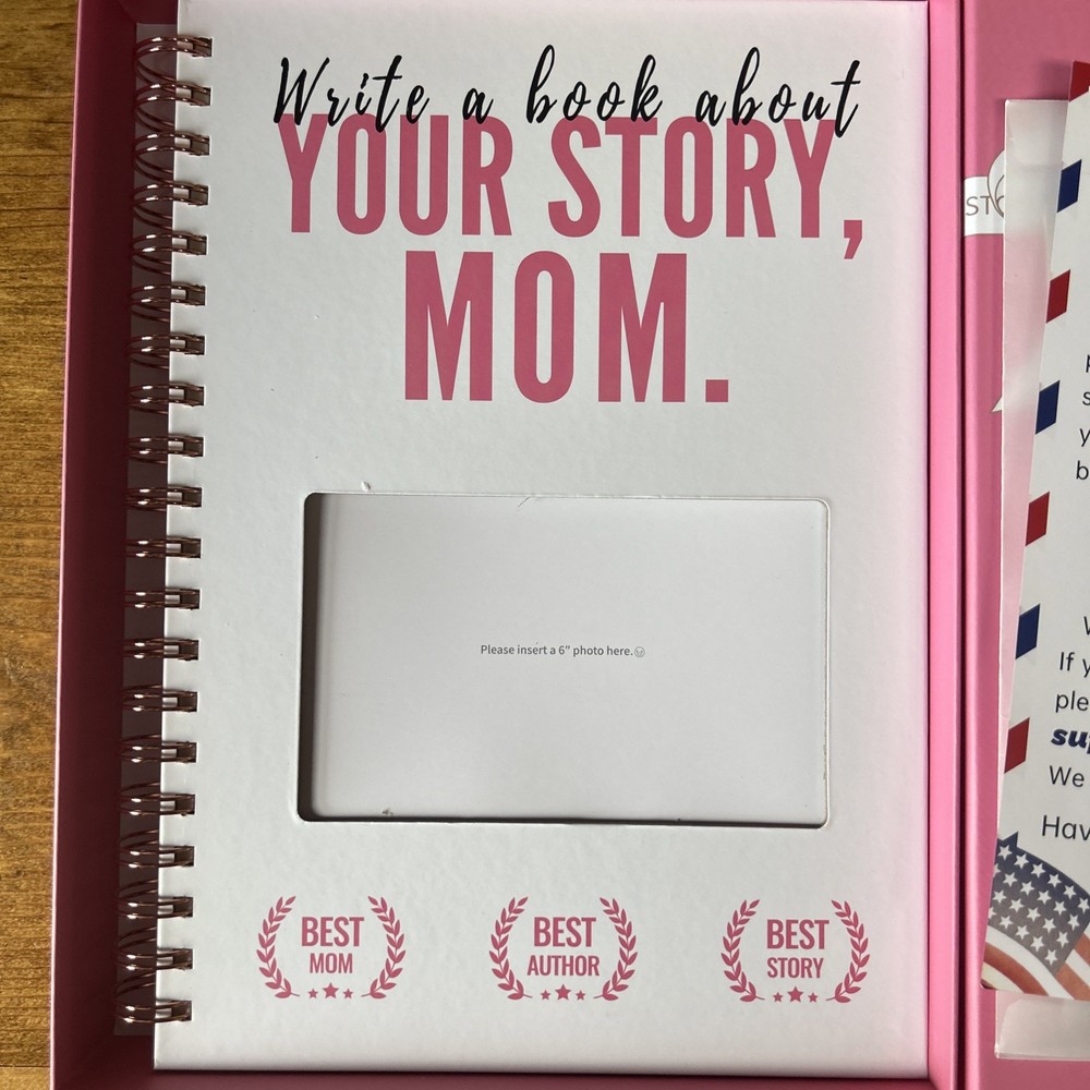 Write A Book About Your Story, Mom (New)