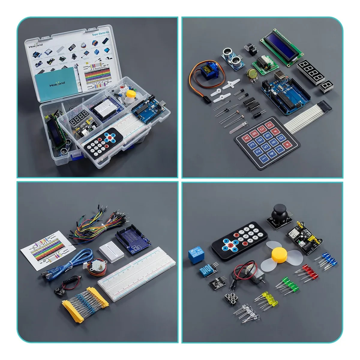 Hosyond UNO R3 Starter Kit Compatible with Arduino IDE Electronics Learning Kit