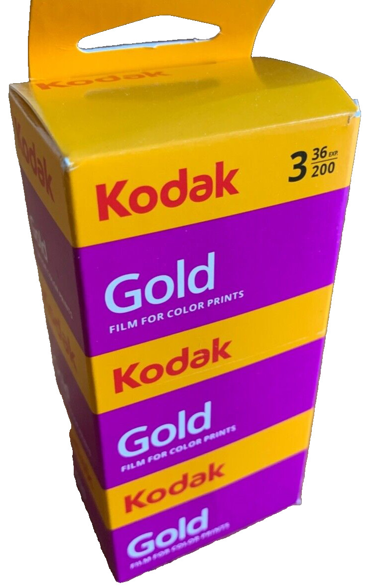KODAK GOLD 200 ISO 35mm Color Negative Film NEW FRESH 6-Pack 36 exp per roll