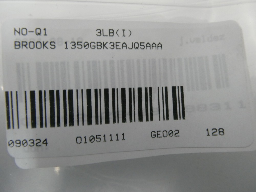 Brooks 1350GBK3EAJQ5AAA Variable Area Flow Meter 2.5-12scfh