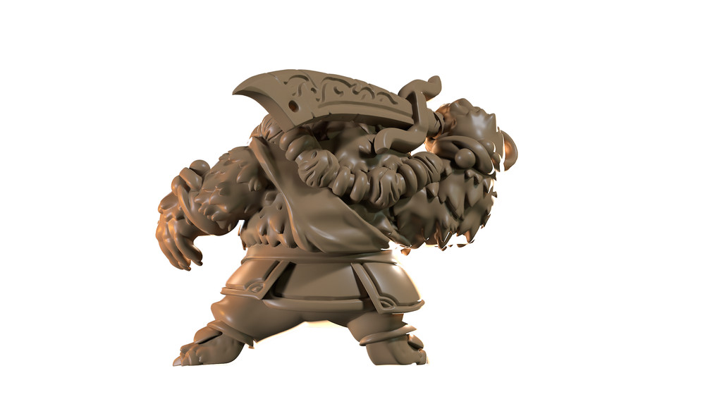 Capsule Chibi - Panda Warrior