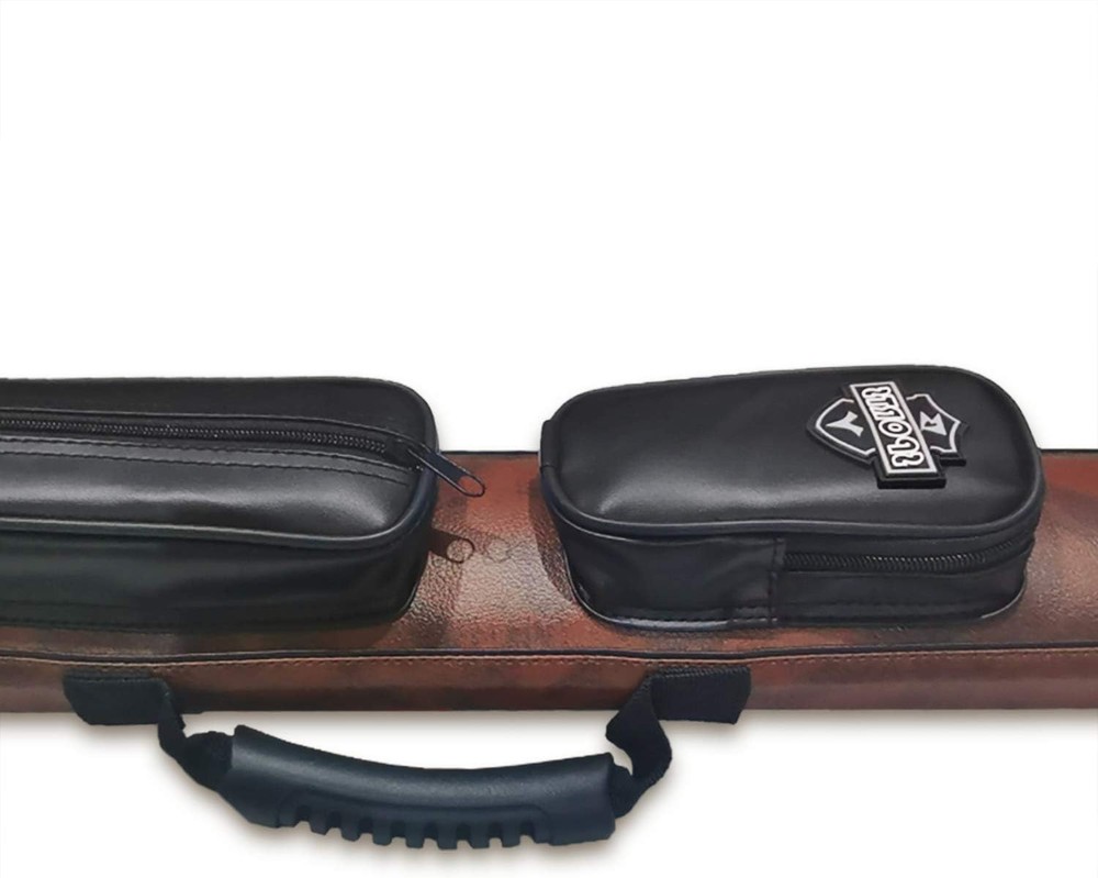 2x2 Hard cue case Oval Pool Cue Billiard Stick Carrying Case
