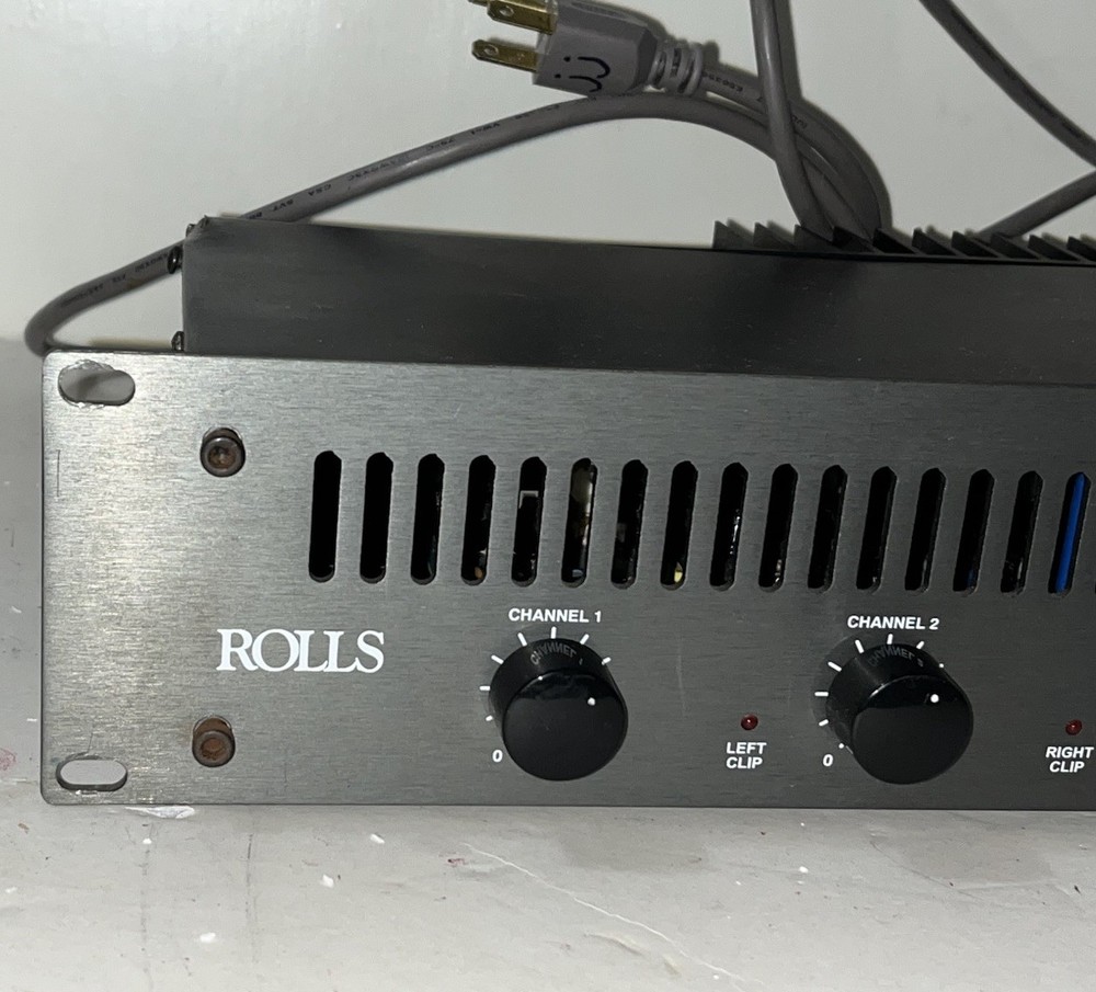 Rolls RA200 Rackmount Mosfet Power Amplifier - Tested