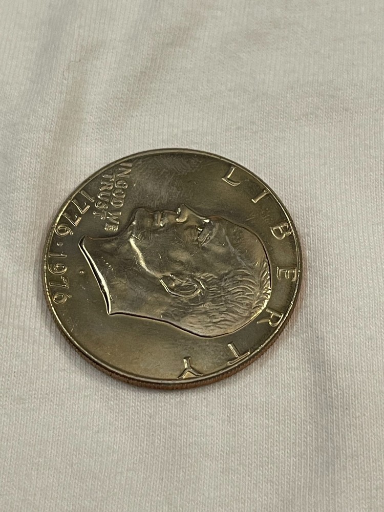 1976 Bicentennial Eisenhower Dollar Coin Error Mint Mark 14