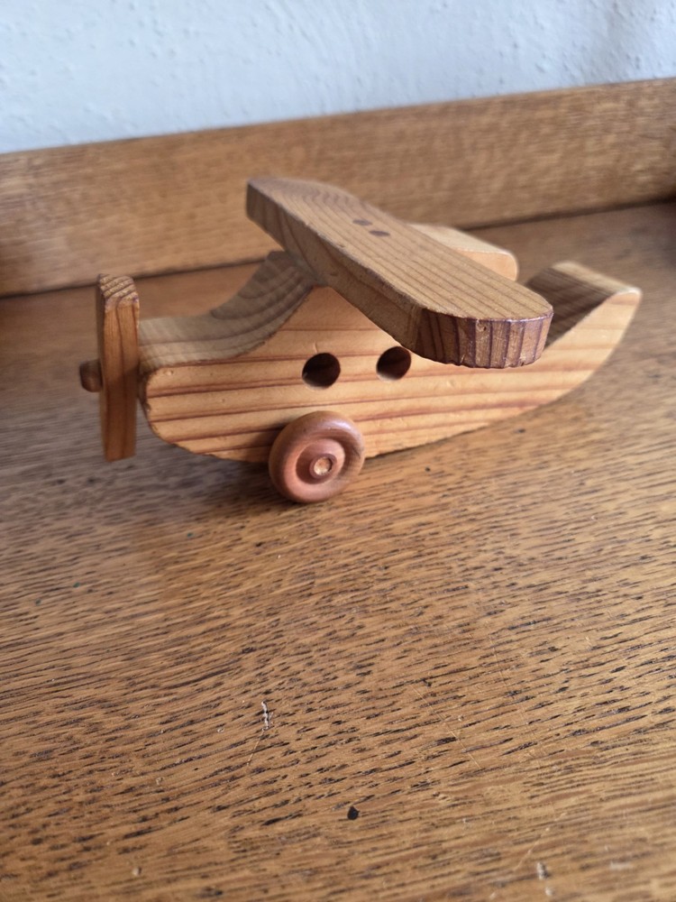 Handmade Wooden Airplane
