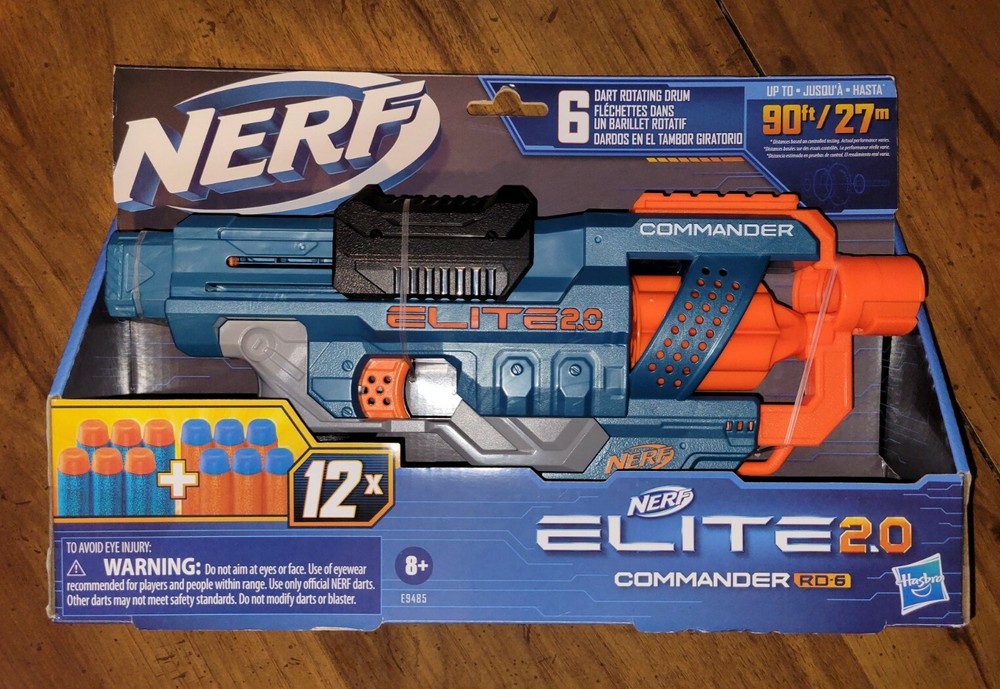 NERF Elite 2.0 E9485 Commander RD-6 Blaster