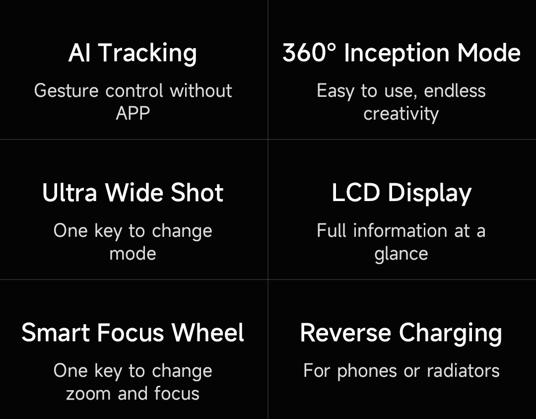TOALLIN 3-Axis Smartphone Gimbal Stabilizer with AI Tracking for iPhone/Android