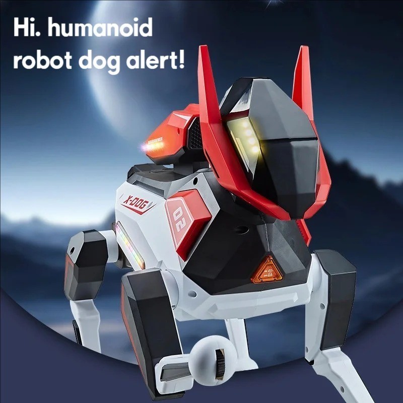 AI Simulation Robot Dog Intelligent Machine Dog Voice Command APP Control