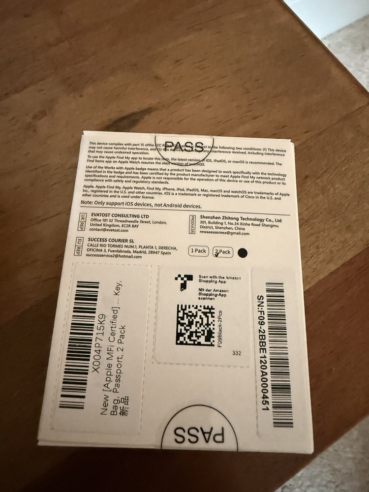 Portable Loss Device Tracking Location Wallet Tracker Card Tracker Apple