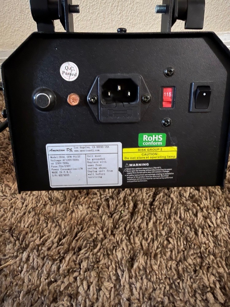 American DJ Dual Gem Pulse Party Strobe Effects light