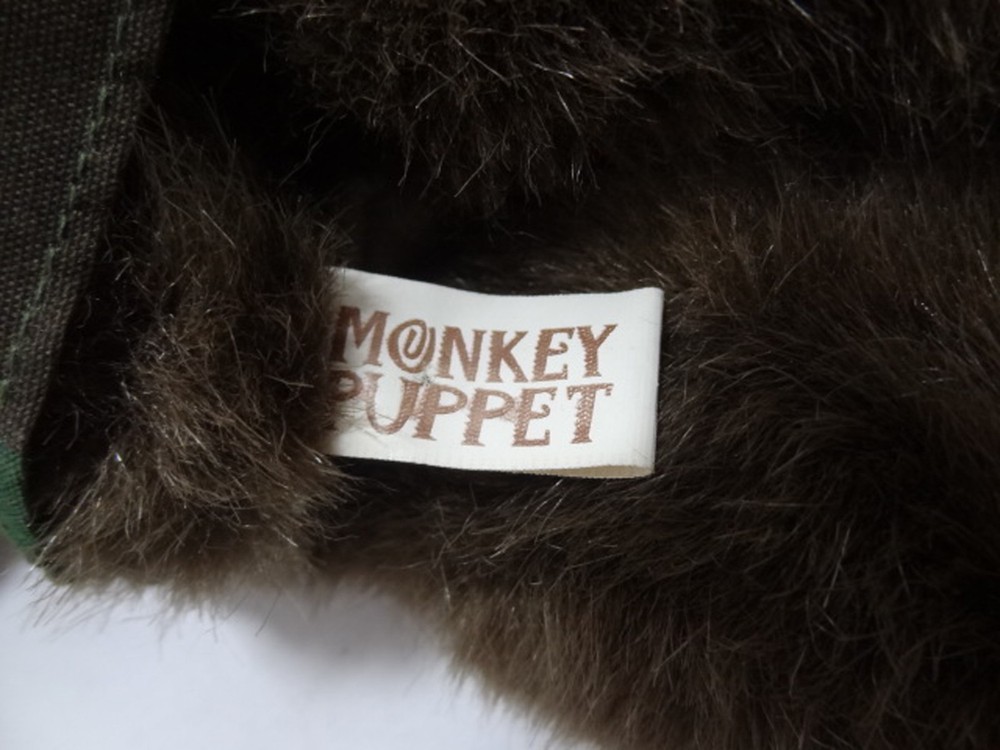 Monkey Puppet Novelty Puppet plush Camo Clothes 15”