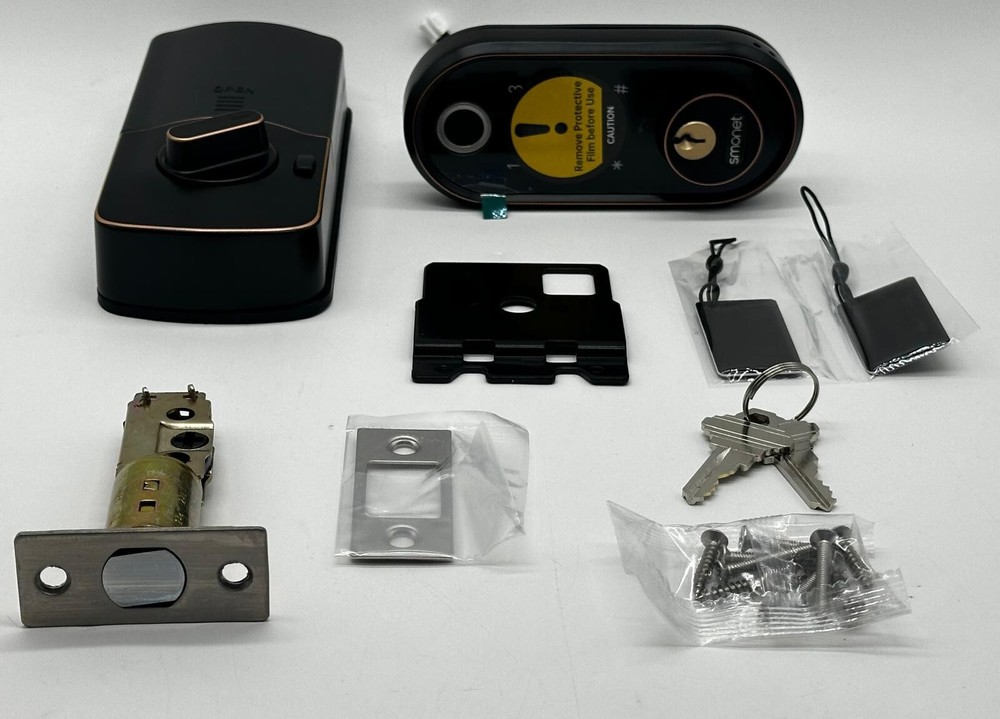 Smart Keyless Entry Door Lock - Fingerprint Electronic Deadbolt Touchscreen