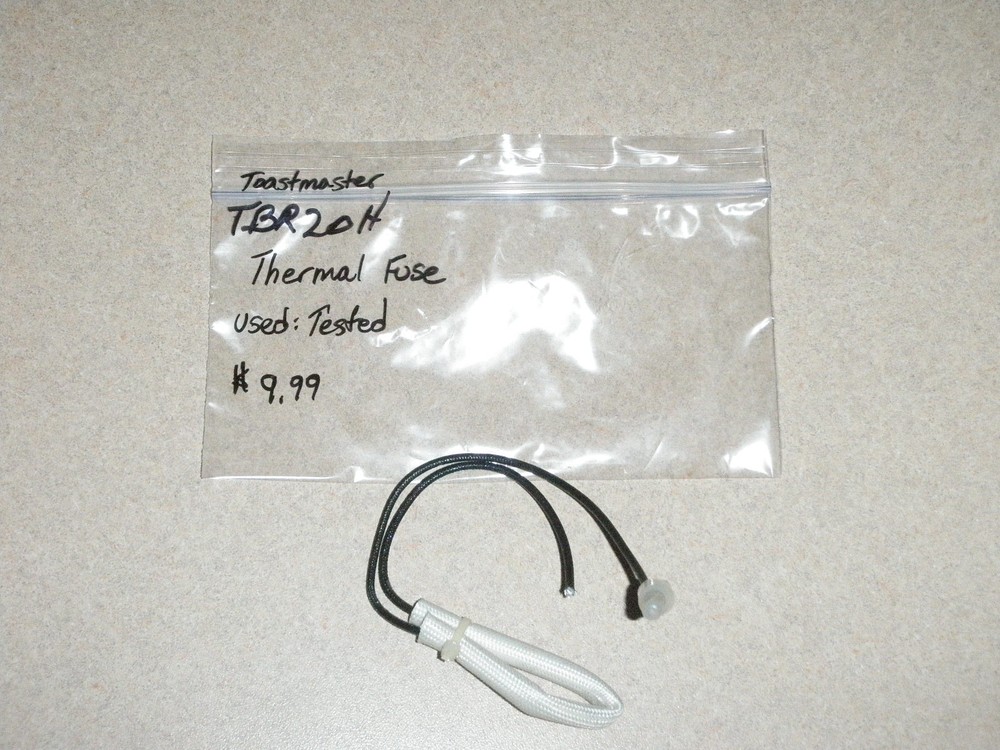 Toastmaster Bread Maker Machine Thermal Fuse Model TBR20H