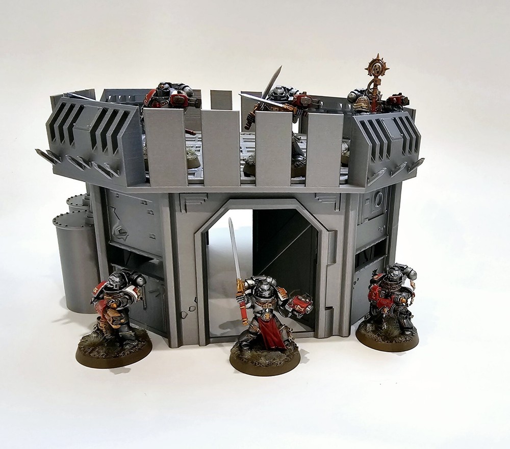 3d Printed Terrain. Forward Command Outpost Great For Warhammer 40K Or Kill Team