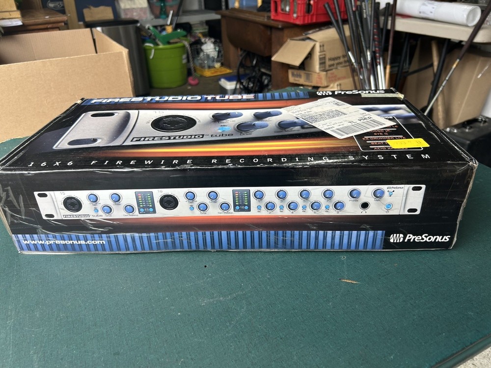 PreSonus Firestudio Tube - 16 Channel Interface Firewire Recording System W/Box