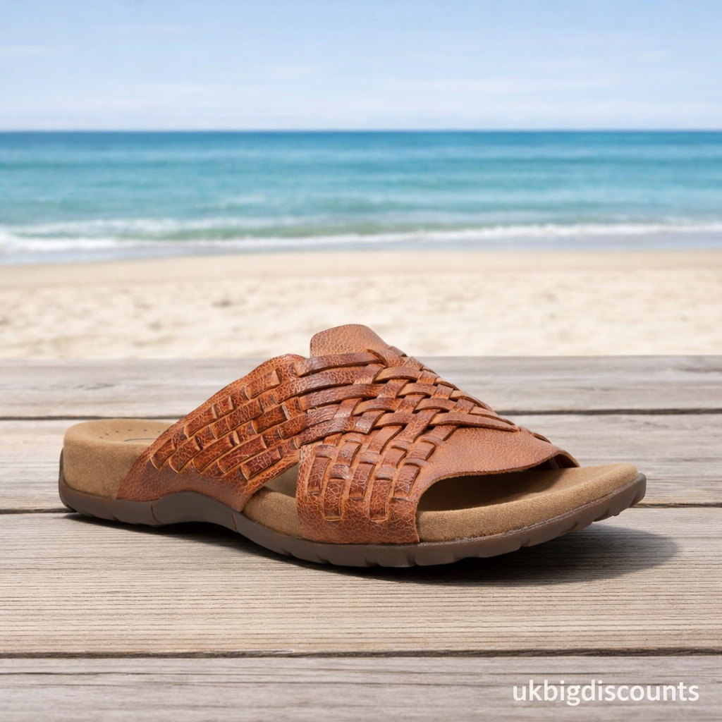 NEW Taos Guru Women's Leather Comfort Sandals (Free Shipping & Below MSRP)