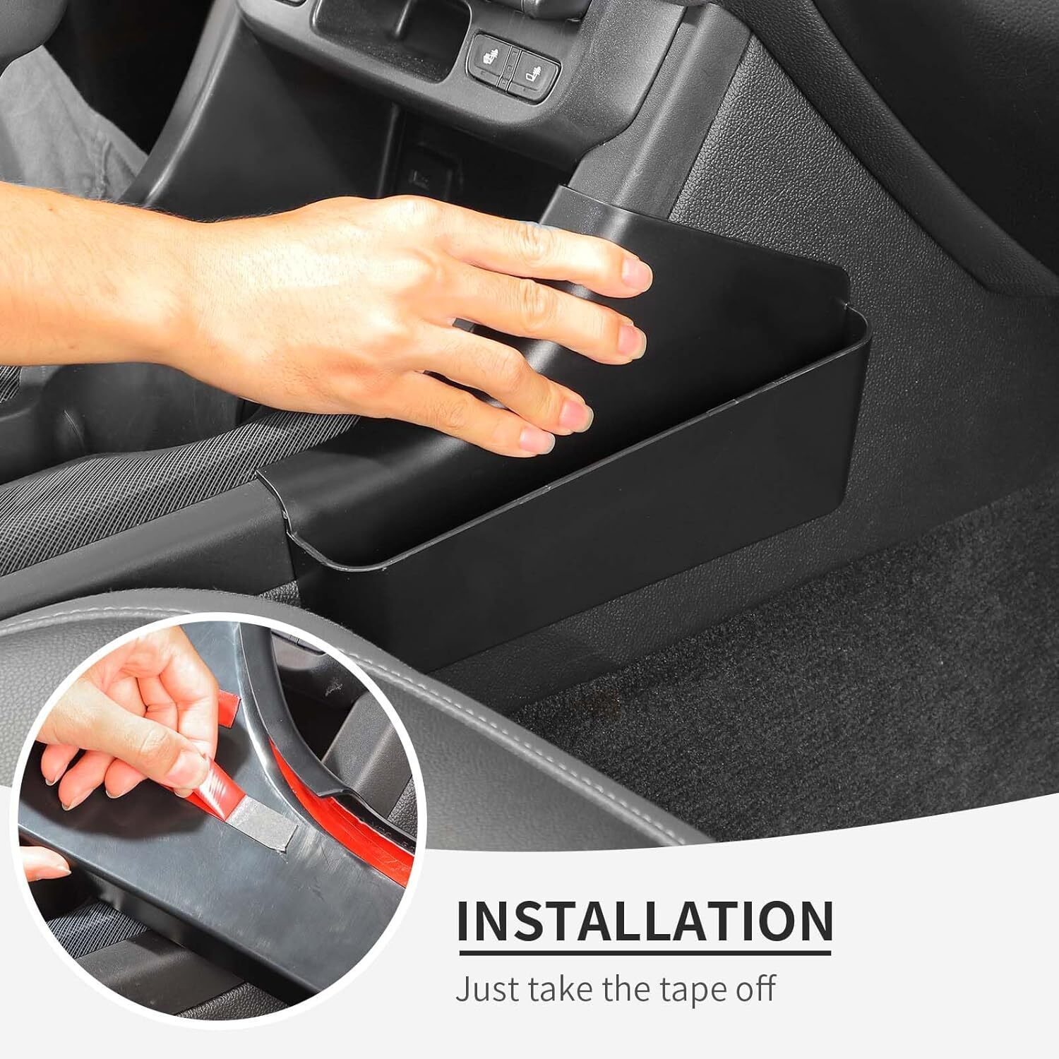 Gear Shift Side Storage Box Tray Organizer For Chevy Colorado/GMC Canyon 2014-22