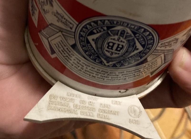 Budweiser Clock Plugged Vintage Working