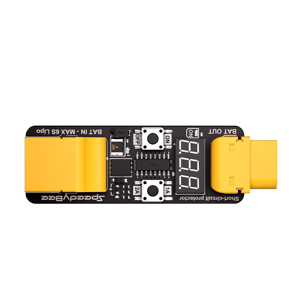 SpeedyBee Anti Short Circuit Module 1A/2A Current Limiting For RC Flight Stack