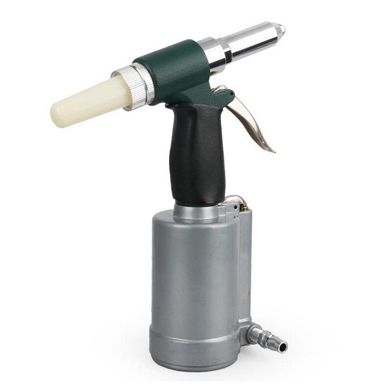Air Riveter Automatic Hydraulic Pull Rivet Gun Kit Pneumatic Riveter Tool Set