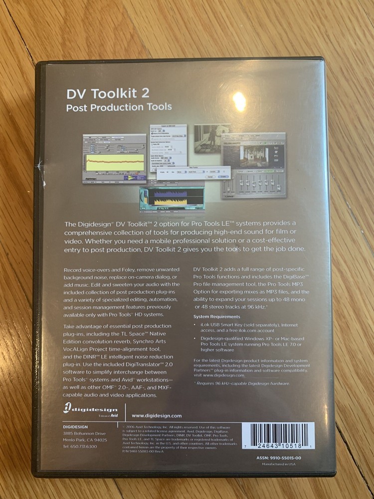 Avid Digidesign DV Toolkit 2 Post Production Tools