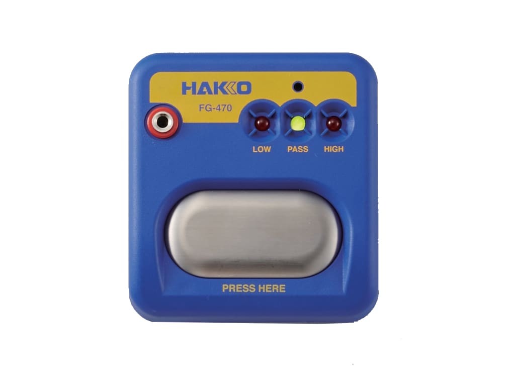 Hakko FG470-02 - Wrist Strap and Grounding Wire Tester