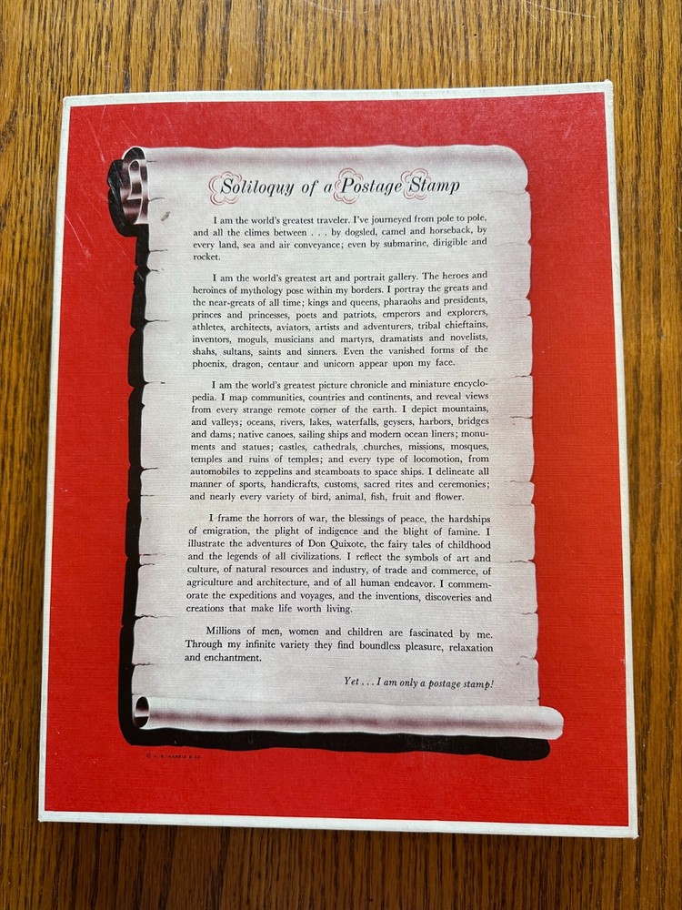 1969 Traveler Album Postage Stamps of the World H.E. Harris + 100's of Stamps!