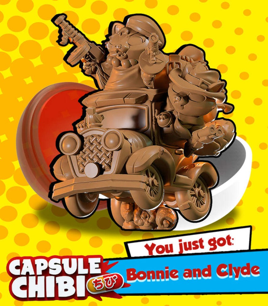 Capsule Chibi - Bonnie & Clyde