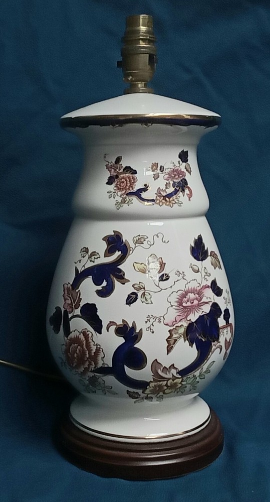 Mason ironstone Blue Mandalay Table Lamp