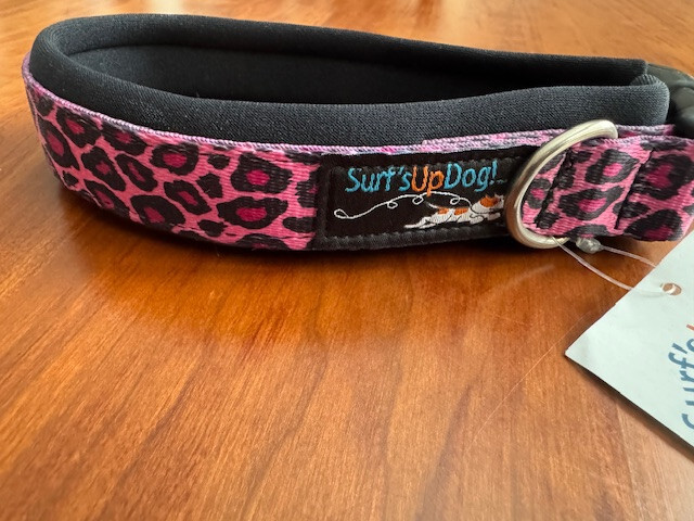Surf's Up Padded Dog Collar M