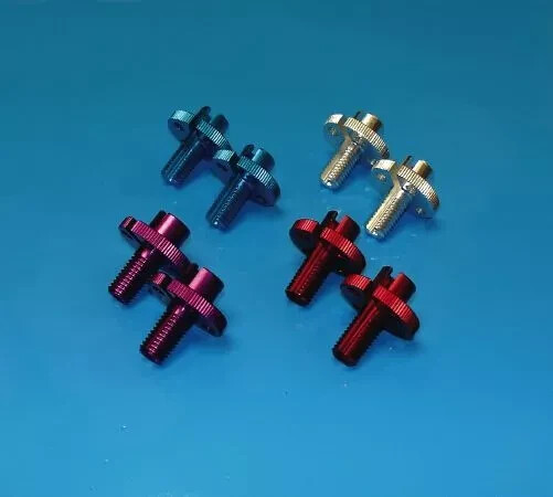 Open Box BikeTek Cable Adjuster Gsxr Type Red (Pair) 10Mm Thread