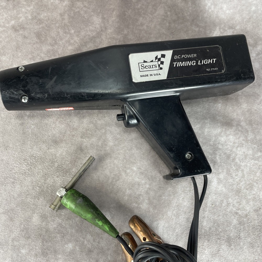 Vintage Sears Inductive Pickup DC Timing Light Model 161.2158 Untested